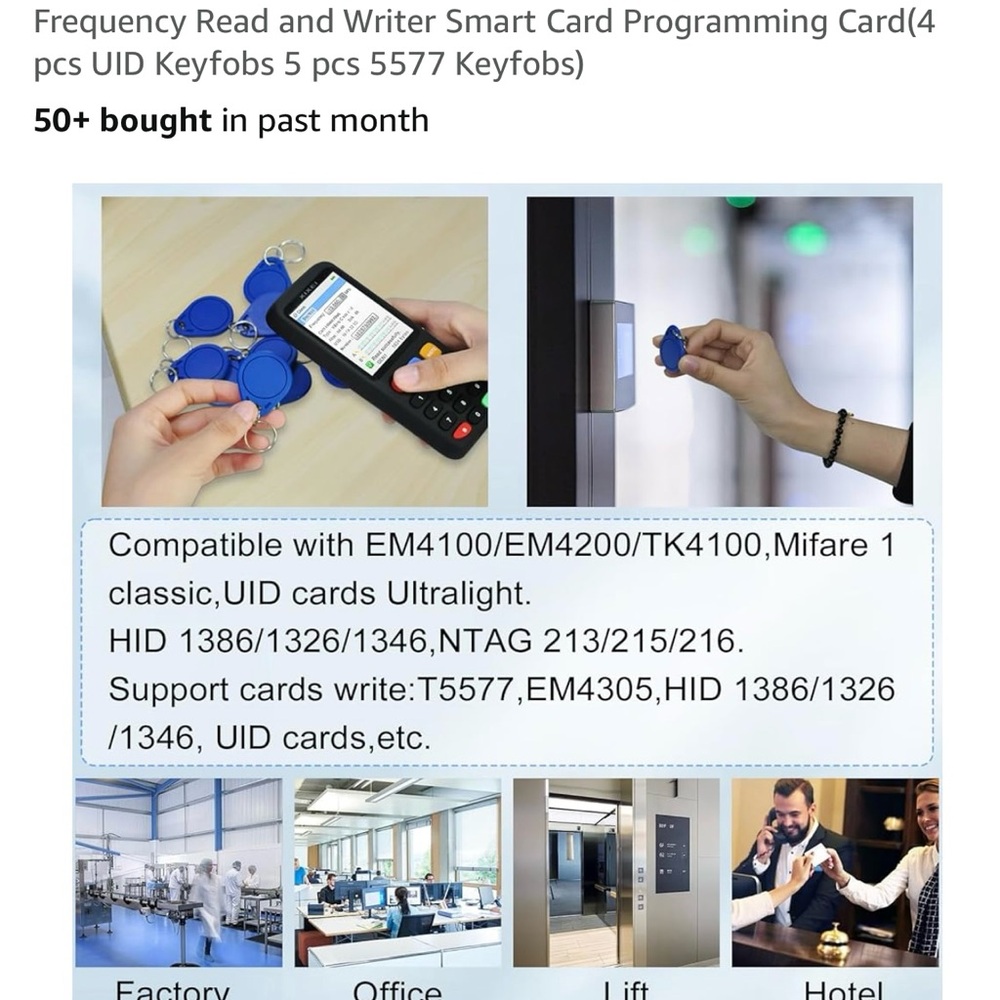 Handheld RFID Writer - Blue - Picture 2 of 7